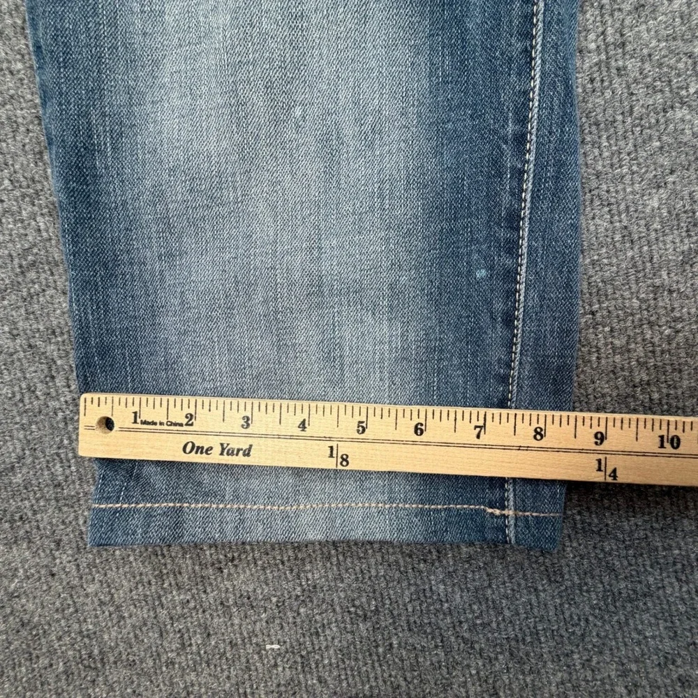 Calvin Klein Jeans Relaxed Straight Men 32x30 (Fits 32x28) Crazy Fade Distressed
